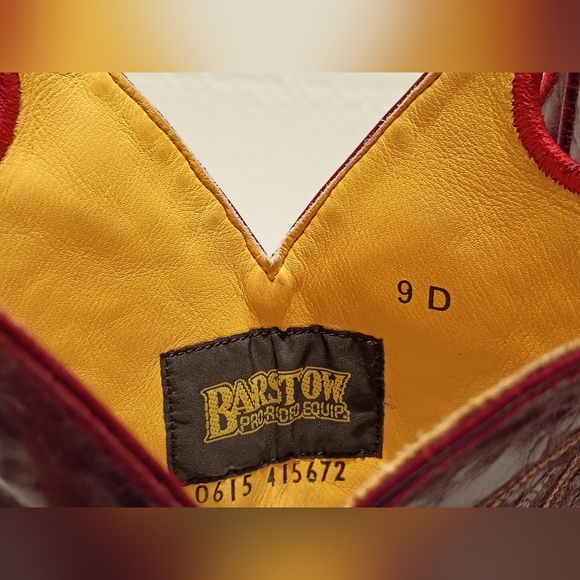 BARSTOW Riding Boots Pro Rodeo, Men # 9D - Picture 2 of 11